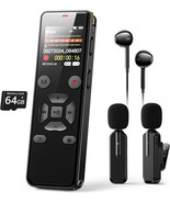 96Gb Digital Voice Activated Recorder With Playback, 7000Hrs, Noise Redu... - $951.66 MXN