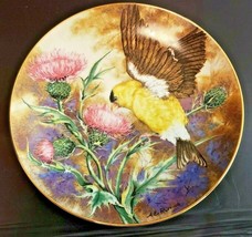 American Goldfinch Collector Plate Songbirds Of The South Artist A. E. Ruffing - £18.47 GBP