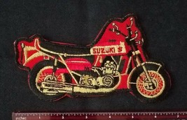 Vintage 60s-70s SUZUKI Gold BIKE Motorcycle Biker Gearhead Large Jacket ... - $8.80