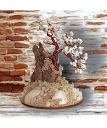 Copper Wire Bonsai, Howlite Gemstone Tree of Life, Japan Style| Mother Day gif - $56.00