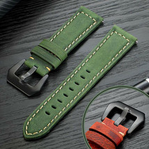 20mm/22mm First Layer Cow Leather *US SHIPPING* Watch Strap/Band w/ Buckle - £12.88 GBP