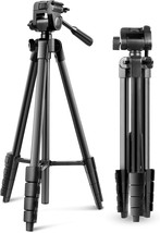 Lightweight 57-Inch Camera Tripod For Canon Eos Rebel T3, T3I,, M50 Came... - $45.93