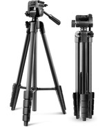 Lightweight 57-Inch Camera Tripod For Canon Eos Rebel T3, T3I,, M50 Came... - $63.08 CAD