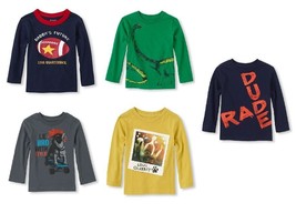 The Childrens Place Infant Toddler Boys T-Shirt Long Sleeve  Various Sz NWT - £7.13 GBP