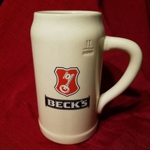 Becks /Winking Lizard Tavern 1 Liter Ceramic Beer Stein - Rare EUC! - £11.90 GBP