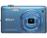 Nikon COOLPIX S5200 Wi-Fi CMOS Digital Camera with 6x Zoom Lens (Blue) (... - $252.94
