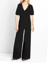Ladies XS Velour Dressy Jumpsuit, Black with Subtle Jewel Tone, Beautiful - £18.41 GBP