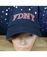 Vintage FDNY NYC Fire Dept. Adjustable Ballcap Snapback Cap Hat New Old ... - £17.23 GBP