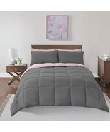 Royal Hotel Bedding Full/Queen Size Down-Alternative, Charcoal And Blush - $64.92