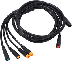 The Alomejor 1 To 5 Electric Bike Cable Plastic Rubber Ebike Connector C... - £39.54 GBP