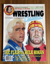 Wrestling Classics Magazine January 1992 Ric Flair vs Hulk Hogan Cover - $25.00