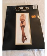 Shirley of Hollywood Lace Top Sheer Thigh Hi Style #6618 Panty Hose Whit... - $9.99