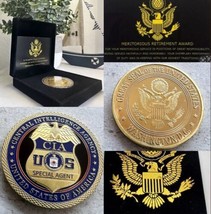 Central Intelligence Agency CIA Special Agent  Coin With Retirement Award - $30.68