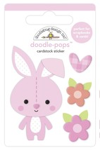 Doodlebug Doodle Pops 3D Stickers Snuggle Bunny, Bundle Of Joy - £8.78 GBP