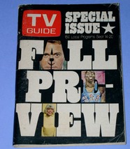 TV Guide Fall Preview Vintage 1968 Issue #807 - £58.98 GBP