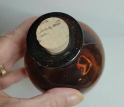 Antique/Vtg Brown Medicine Bottle Label Says Cascara Sagrada image 3