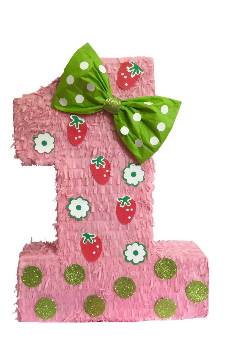 Strawberry Theme Number One Pinata 20&quot; Tall - $39.99
