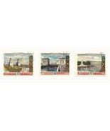 RUSSIA 1953 VOLGA–DON CANAL SET (x3) - $3.71