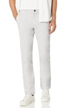 Goodthreads Mens Slim-Fit Washed Comfort Stretch Chino Pant Light Grey 34W X 31L - £12.66 GBP