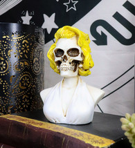 Ebros Day of The Dead Sugar Skull Blonde Marilyn In Iconic White Dress F... - $17.49