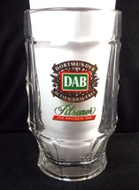 Glass Mug Stein DAB Pilsener .5L Dortmunder Actien-Brauerei 16 oz - £11.95 GBP