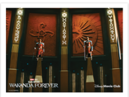 *Black Panther: Wakanda Forever Lithograph Disney Movie Club Exclusive 2... - $147.02 MXN