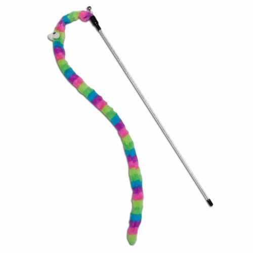 Touchcat Worm-Tail Designer Wand Cat Teaser - $10.19