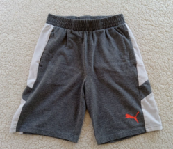 reebok Shorts Boys 10 Gray Elastic Waist Stretch Casual - $9.50
