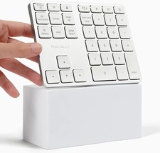 Bluetooth Number Pad for Laptop - Rechargeable Wireless Numeric Keypad - Silver - £59.15 GBP