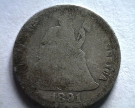 1891-O Seated Liberty Dime About Good+ Ag+ Original Coin Bobs Coin Fast Shipment - $14.00