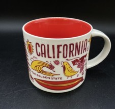 Starbucks Been Here Collection California Coffee Mug Cup Red White 2018 - £24.90 GBP