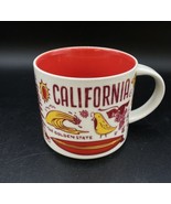 Starbucks Been Here Collection California Coffee Mug Cup Red White 2018 - £28.47 GBP