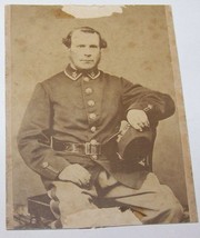19c Antique Civil War Musician Soldier Cdv Photo - £39.56 GBP