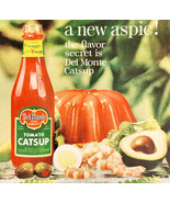 1960 Del Monte Catsup Ketchup Advertisement Condiments Aspic Recipe DWII28 - $560.63 MXN