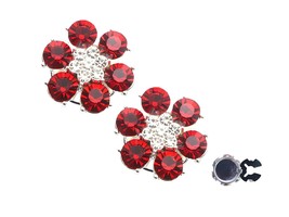 Button Covers Cufflinks Dress Shirt Accessories For Men Women Rhinestone Crysta - £19.10 GBP