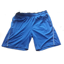 Reebok Men Sport Shorts size XL Blue Ventilation Support Material NWT 21&quot; length - £15.38 GBP