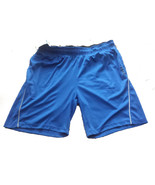 Reebok Men Sport Shorts size XL Blue Ventilation Support Material NWT 21... - $19.35