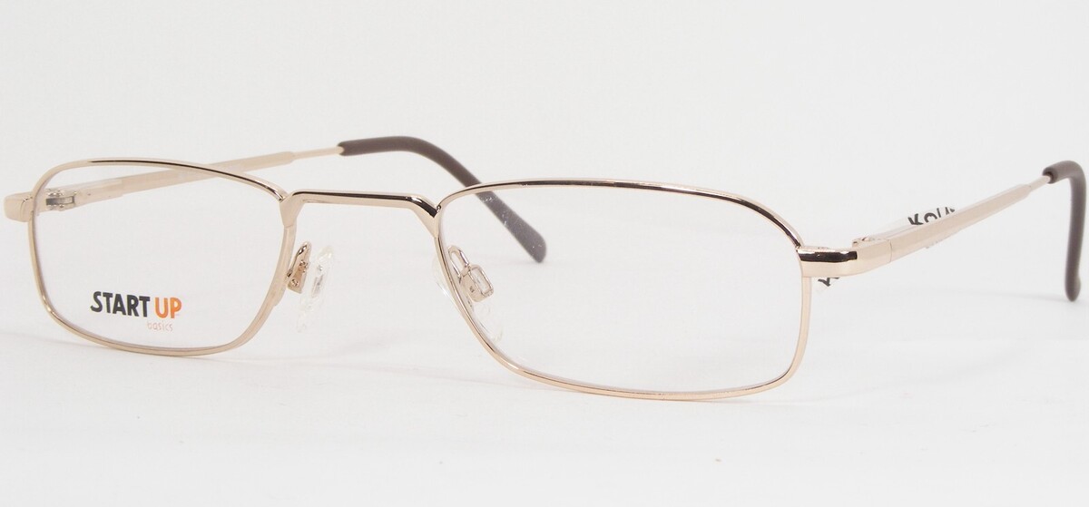 Start Up Basics Bi 1112-2 Oro Raro Gafas Marco 50-23-145mm Alemania - $46.41