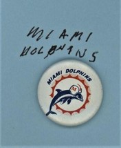 NFL pinback  from the 60s  Miami DOLPHINS  7/8&quot; - £11.79 GBP