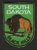 Vintage Black Hills South Dakota Embroidered Cloth Souvenir Travel Patch - £6.22 GBP