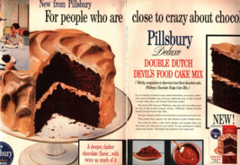 Pillsbury Cookie ad Vintage 1960 for people crazy about chocolate advert... - £16.91 GBP