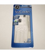 Footjoy FJ Stacooler Women&#39;s White Left Hand Golf Glove Medium NIP Sealed - £12.85 GBP