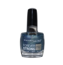Maybelline New York Forever Strong Pro Nail Varnish Blue Metal 10ml 7 Da... - $6.99