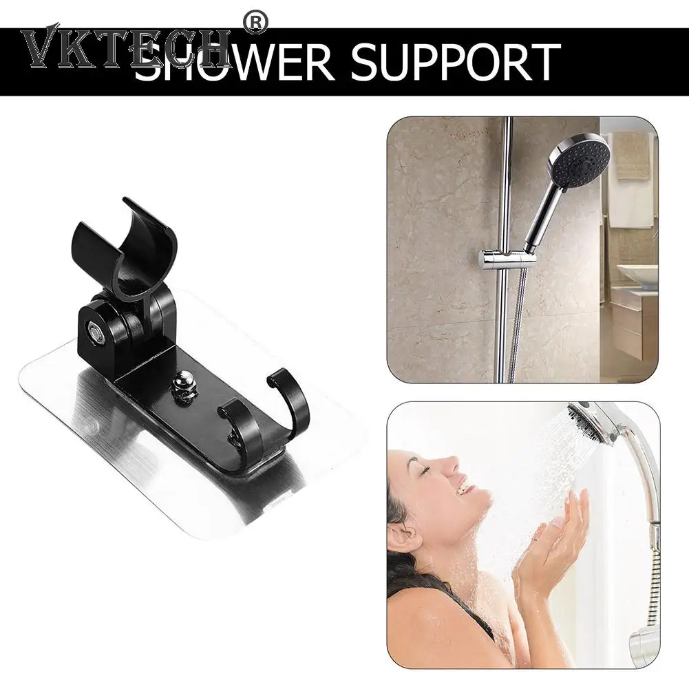 E hand shower holder aluminum punch free wall mounted shower head bathroom seat bracket thumb200