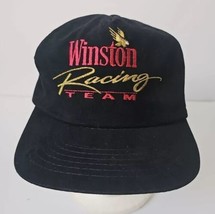 Winston Racing Team Vintage Black Velvet Snapback Hat Cap - $14.80