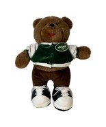 Vintage 2000 NY Jets Good Stuff Teddy Bear NFL Stuff Plush Green Jacket ... - $19.62