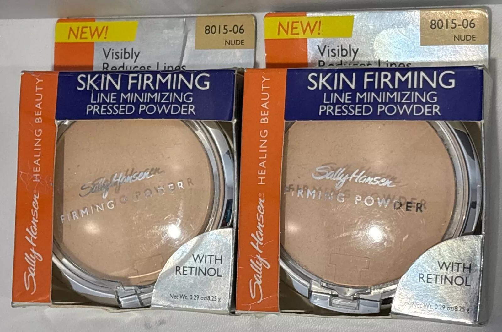 2 Sally Hansen Skin Firming Line Minimizing Pressed Powder 8015-06 Nude - $29.04