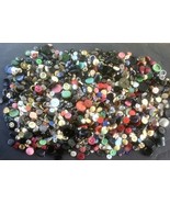 6 + Lbs of Vintage Sewing Buttons Metal Plastic Wood Leather Glass ++ - $75.46 CAD