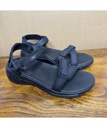 Skechers Arch Fit Sandals Womens Size 10 Black Strappy Sport Adjustable ... - $761.39 MXN