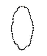 Faux Shadow Pearl Onyx Beaded Necklace Elegant Evening Womens Costume Je... - $355.92 MXN